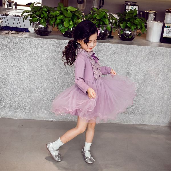 2021 new autumn cute long sleeve crew neck children kids for girls clothes ball gown 3-10y purple 85mu, Red;yellow
2021 new autumn cute long sleeve crew neck children kids for girls clothes ball gown 3-10y purple 85mu, Red;yellow