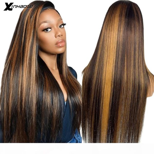 silky straight highlight lace front human hair wigs honey blonde brown with dark root brazilian remy hair silk base lace wig, Black;brown
silky straight highlight lace front human hair wigs honey blonde brown with dark root brazilian remy hair silk base lace wig, Black;brown