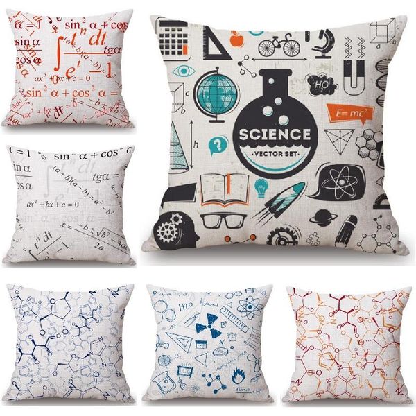 cushion cover formula printed linen throw pillow cover home decoration car sofa decorative pillowcase coussin 45x45cm
cushion cover formula printed linen throw pillow cover home decoration car sofa decorative pillowcase coussin 45x45cm