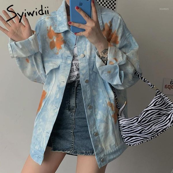syiwidii print denim jacket women coat clothes fall 2020 women clothing korean coats color block oversized jean jacket winter1, Black;brown
syiwidii print denim jacket women coat clothes fall 2020 women clothing korean coats color block oversized jean jacket winter1, Black;brown