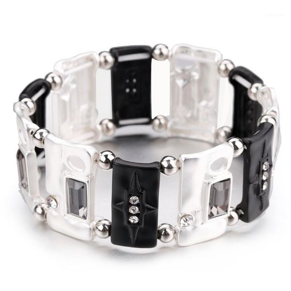 allyes luxury bracelets for women beads star pattern geometric square metal charm bracelet female jewelry1, Golden;silver
allyes luxury bracelets for women beads star pattern geometric square metal charm bracelet female jewelry1, Golden;silver