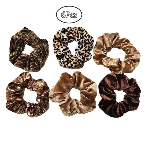 hair accessories 6pcs/pack women leopard print tie dye flower scrunchy set soft velvet chiffon rubber band vintage head
hair accessories 6pcs/pack women leopard print tie dye flower scrunchy set soft velvet chiffon rubber band vintage head
