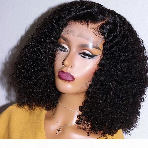 kinky curly wig 4x4 150% lace front human hair wigs brazilian remy pre-plucked human hair wig for black women short bob wig, Black;brown
kinky curly wig 4x4 150% lace front human hair wigs brazilian remy pre-plucked human hair wig for black women short bob wig, Black;brown