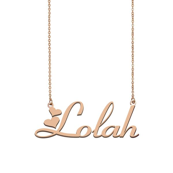 lolah name necklaces pendant custom personalized for women girls children friends mothers gifts 18k gold plated stainless steel, Silver
lolah name necklaces pendant custom personalized for women girls children friends mothers gifts 18k gold plated stainless steel, Silver