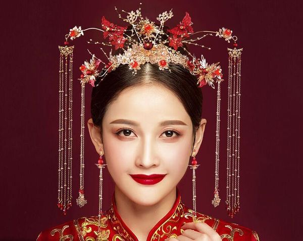 hexiufu xiuhe bridal headdress is simple elegant, yellow atmosphere and luxury, the new crown tassel in 2020, Silver
hexiufu xiuhe bridal headdress is simple elegant, yellow atmosphere and luxury, the new crown tassel in 2020, Silver