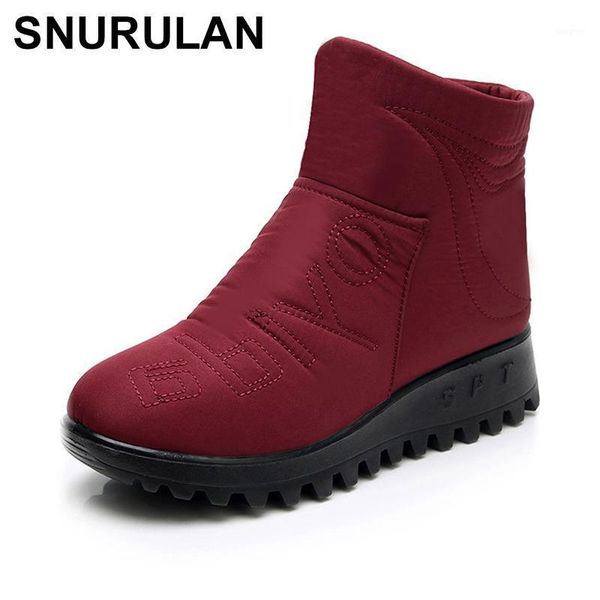 boots snurulanceyaneawinter for women mother anti-slip snow waterproof cotton shoes plus size ankle boote0351, Black
boots snurulanceyaneawinter for women mother anti-slip snow waterproof cotton shoes plus size ankle boote0351, Black