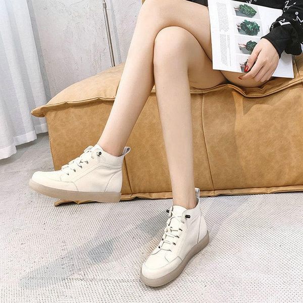 small white shoes ins tide 2020 spring and autumn fashion leather breathable flat sports women's shoes high-sneakers-22, Black
small white shoes ins tide 2020 spring and autumn fashion leather breathable flat sports women's shoes high-sneakers-22, Black
