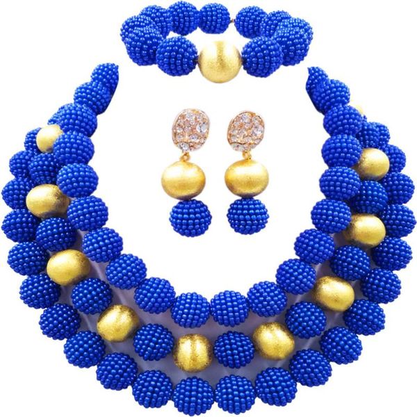 fashion royal blue simulated pearl necklace nigerian wedding african beads jewelry set for women 3zjl15, Silver
fashion royal blue simulated pearl necklace nigerian wedding african beads jewelry set for women 3zjl15, Silver