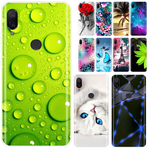 силиконовый шаблон cat cat cate на xiaomi mi play fundas coque