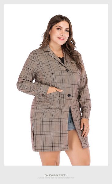 women's trench coats womens loose baggy casual fashion button down lightweight notch neck plaid mid long check split trechcoat outwears, Tan;black
women's trench coats womens loose baggy casual fashion button down lightweight notch neck plaid mid long check split trechcoat outwears, Tan;black
