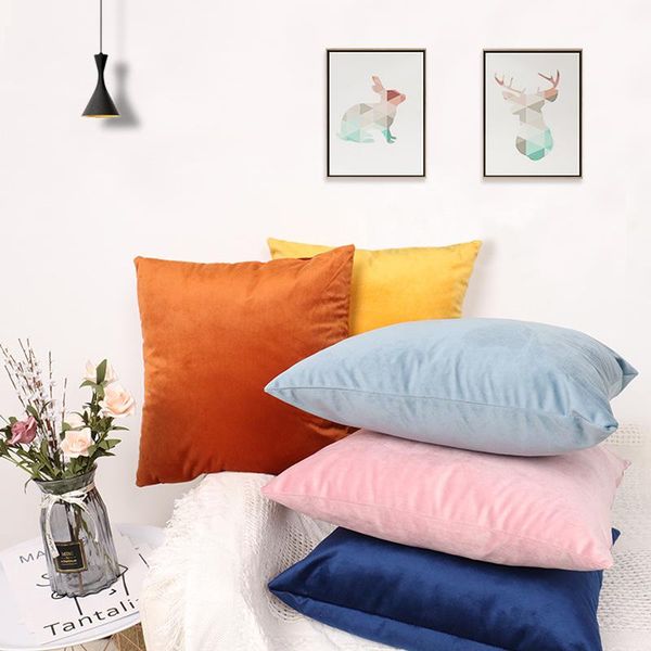 solid velvet cushion cover 45x45 throw pillow covers decorative cushions pillowcase sofa couch gray pink blue nordic home decor
solid velvet cushion cover 45x45 throw pillow covers decorative cushions pillowcase sofa couch gray pink blue nordic home decor