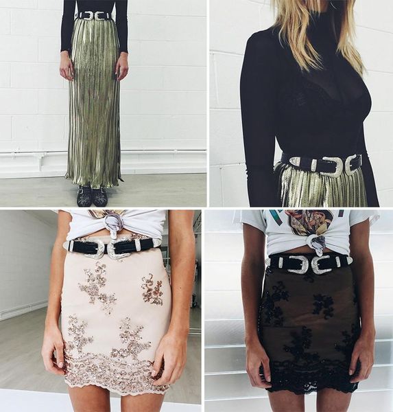 women belts fashion vintage metal leather belts double buckle waist belt waistband punk style for jeans dress female, Black;brown
women belts fashion vintage metal leather belts double buckle waist belt waistband punk style for jeans dress female, Black;brown