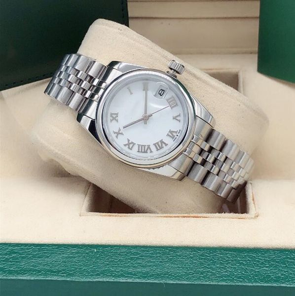 luxury watch 126200 31mm watch jubilee band white roman dial & smooth bezel automatic fashion ladies wristwatches, Slivery;brown
luxury watch 126200 31mm watch jubilee band white roman dial & smooth bezel automatic fashion ladies wristwatches, Slivery;brown