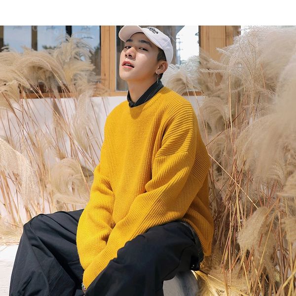 men oversized colorful sweater 2021 mens winter korean fashions sweater male pullover harajuku solid sweaters fashions, White;black
men oversized colorful sweater 2021 mens winter korean fashions sweater male pullover harajuku solid sweaters fashions, White;black