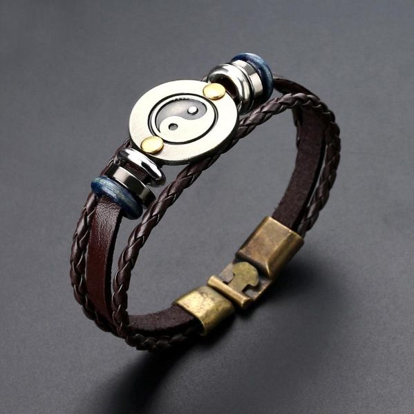 zinc alloy taiji yin yang bracelet cow leather cuff wrap bangles men's belt buckle bracelet hand jewelry couple male, Golden;silver
zinc alloy taiji yin yang bracelet cow leather cuff wrap bangles men's belt buckle bracelet hand jewelry couple male, Golden;silver