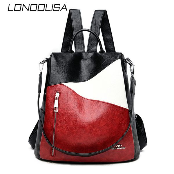 women backpack leather anti theft female backpacks multifunction shoulder bag for teenagers travel school casual bags sac a dos c1008
women backpack leather anti theft female backpacks multifunction shoulder bag for teenagers travel school casual bags sac a dos c1008