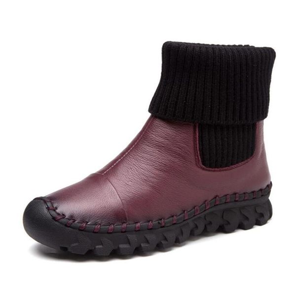 boots vintage women winter mid-calf handmade velvet flat with shoe comfortable casual knitted shoes bottines femme, Black
boots vintage women winter mid-calf handmade velvet flat with shoe comfortable casual knitted shoes bottines femme, Black