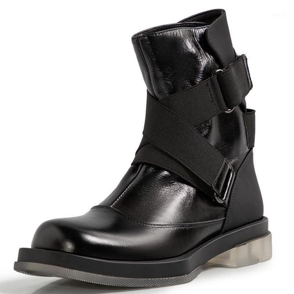 2021 new vintage leather buckle ladies shoes mujer strap leather boots punk motorcycle booties autumn and winter women round toe1, Black
2021 new vintage leather buckle ladies shoes mujer strap leather boots punk motorcycle booties autumn and winter women round toe1, Black