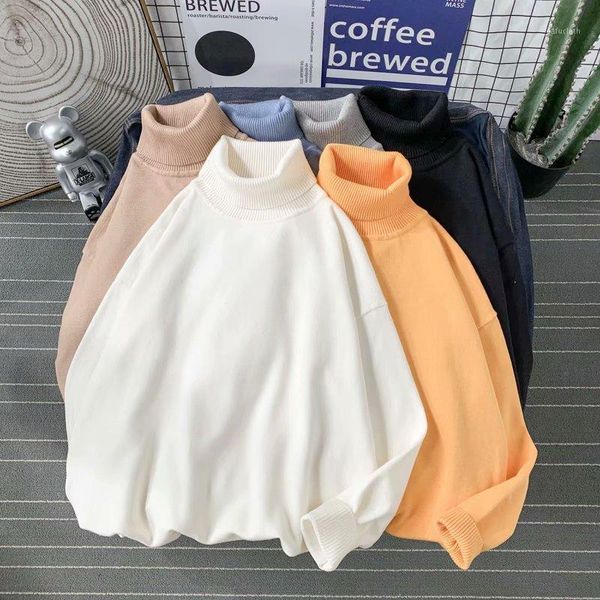 spring autumn men's sweater korean style streetwear solid color long sleeve sweater male casual men clothing turtelneck1, White;black
spring autumn men's sweater korean style streetwear solid color long sleeve sweater male casual men clothing turtelneck1, White;black