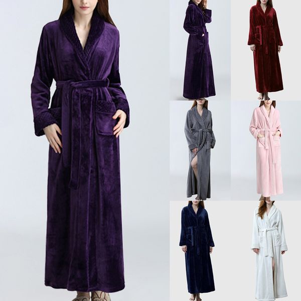 women men silk flannel long kimono bathrobe winter warm bath robe femme dressing gown bridesmaid robes bride wedding 201109, Black;red
women men silk flannel long kimono bathrobe winter warm bath robe femme dressing gown bridesmaid robes bride wedding 201109, Black;red