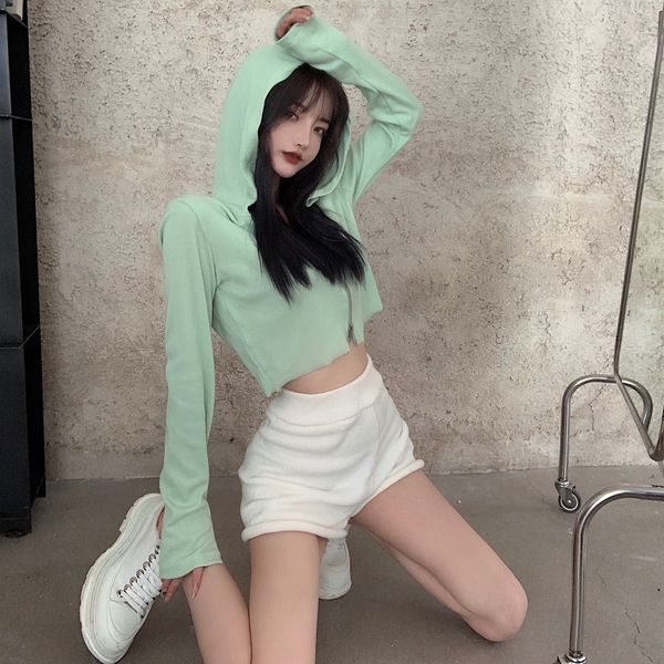 autumn 2020 new hooded sun proof sports + high waist casual shorts 2-piece fashion suit for women
autumn 2020 new hooded sun proof sports + high waist casual shorts 2-piece fashion suit for women