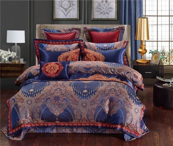 luxury blue satin cotton bedding set /king size bed sheet sets duvet cover embroidery flat sheet couvre lit linge de lit1
luxury blue satin cotton bedding set /king size bed sheet sets duvet cover embroidery flat sheet couvre lit linge de lit1
