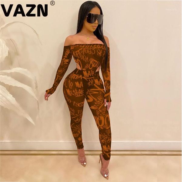 vazn new arrival fashion mujer 2020 set letter print off shoulder full pants 2 pieces set night club young lady sets1, White
vazn new arrival fashion mujer 2020 set letter print off shoulder full pants 2 pieces set night club young lady sets1, White