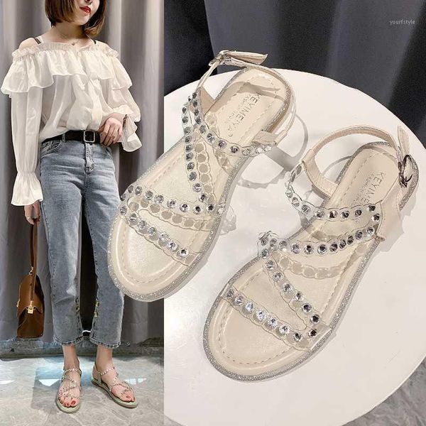 sandals women 2020 summer new wild open-toed fairy style flat bohemian rhinestone roman beach shoes tide1, Black
sandals women 2020 summer new wild open-toed fairy style flat bohemian rhinestone roman beach shoes tide1, Black