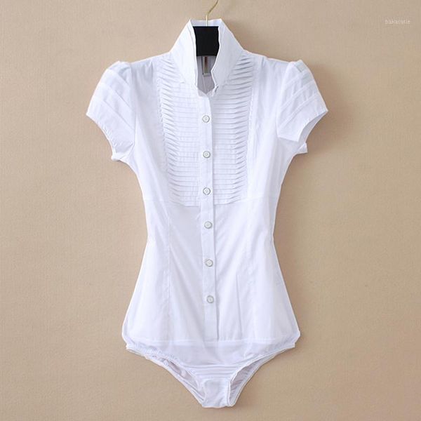 plus size women formal white shirt fashion summer short sleeve pleated bodysuit ladies blouse black stand blusas mujer 4xl1
plus size women formal white shirt fashion summer short sleeve pleated bodysuit ladies blouse black stand blusas mujer 4xl1