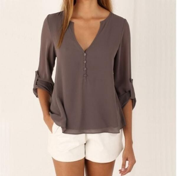 2021 new womens and blouses casual fashion long sleeve shirts plus size solid loose chiffon blouse shirt for women clothes ej2s, White
2021 new womens and blouses casual fashion long sleeve shirts plus size solid loose chiffon blouse shirt for women clothes ej2s, White