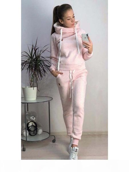 women winter autumn sports suits fleece hoodies pants 2pcs clothing sets slim fit casual wear, Gray
women winter autumn sports suits fleece hoodies pants 2pcs clothing sets slim fit casual wear, Gray