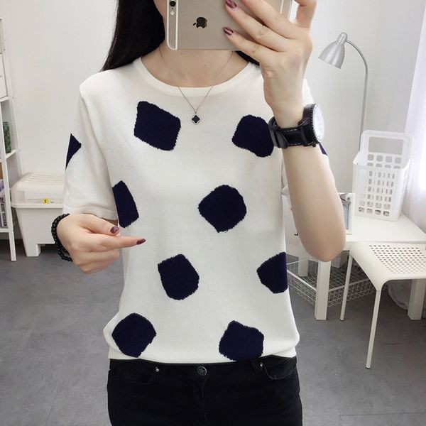 ywiss wave and summer short spring point ice silk loose stylebig sleeve coat t-shirt t-shirt women's color contrast foreign 8qyxk, White;black
ywiss wave and summer short spring point ice silk loose stylebig sleeve coat t-shirt t-shirt women's color contrast foreign 8qyxk, White;black