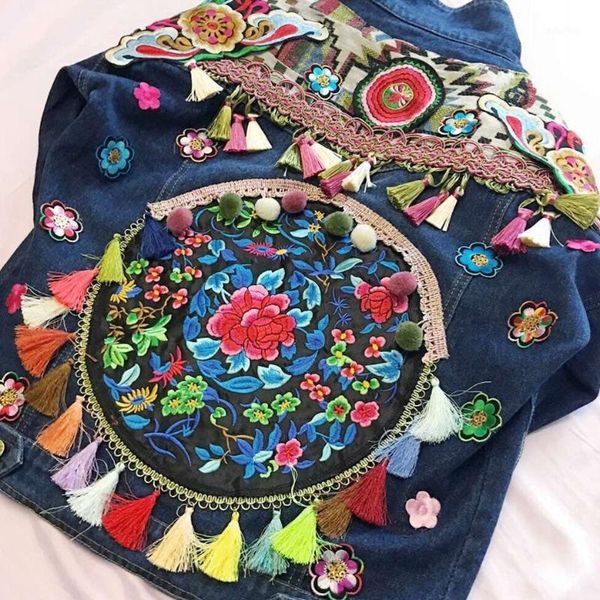 spring autumn women novelty personality vintage bohemian ethnic embroidery appliques tassel oversize loose denim jacket1, Black;brown
spring autumn women novelty personality vintage bohemian ethnic embroidery appliques tassel oversize loose denim jacket1, Black;brown