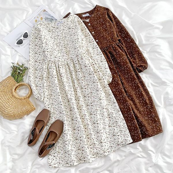 thicken vintage floral printed loose long dress women casual high waist streetwear button long sleeve korean style maxi dresses, Black;gray
thicken vintage floral printed loose long dress women casual high waist streetwear button long sleeve korean style maxi dresses, Black;gray