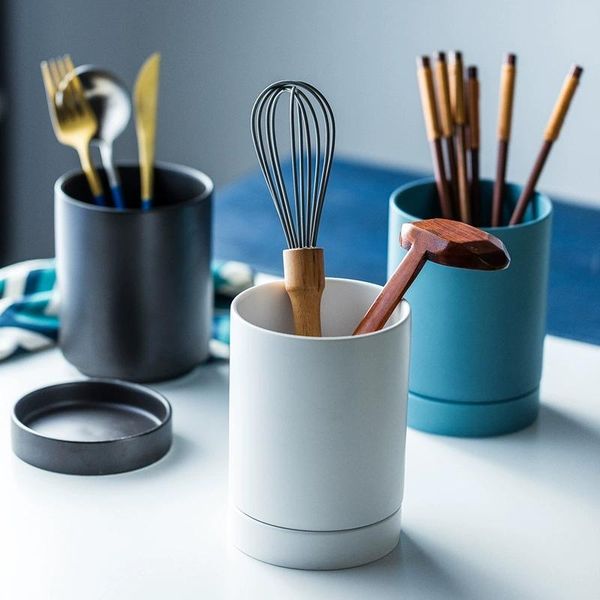 storage bottles & jars ceramic chopsticks bottle spoon fork organizer household multifunction drainable cylindrical holder kitchen accessori
storage bottles & jars ceramic chopsticks bottle spoon fork organizer household multifunction drainable cylindrical holder kitchen accessori