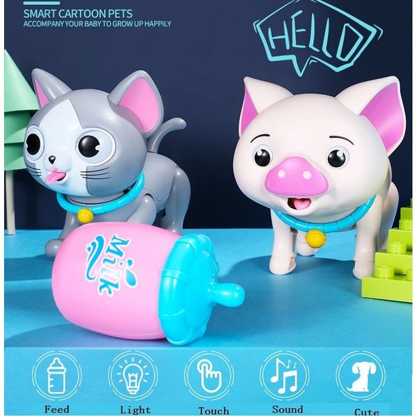 interactive toys intelligent dog cat pig toys cute animals robot led eyes sound smart electronic pet toys for children kids q1110
interactive toys intelligent dog cat pig toys cute animals robot led eyes sound smart electronic pet toys for children kids q1110