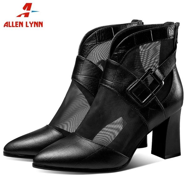 boots allen ladies mature high heels shoes woman brand genuine leather summer women breathable mesh, Black
boots allen ladies mature high heels shoes woman brand genuine leather summer women breathable mesh, Black