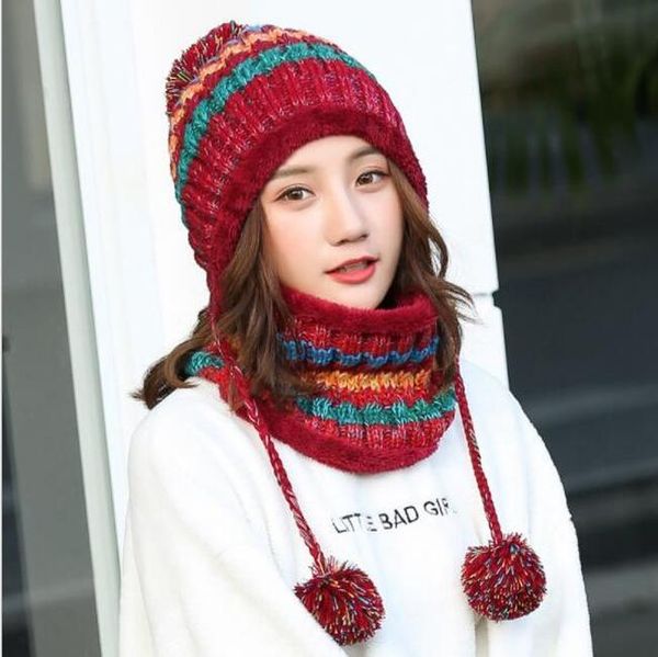 girl warm ski 2018 new brand big fur pom poms ball knitted hats scarf hat set winter women beanie hat thick skullies bbylpp alice_bag, Black;white
girl warm ski 2018 new brand big fur pom poms ball knitted hats scarf hat set winter women beanie hat thick skullies bbylpp alice_bag, Black;white