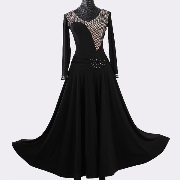 black v-neck long ballroom dance dress for dancing clothes waltz dress rumba dance costumes with rhinestones customized1, Black;red
black v-neck long ballroom dance dress for dancing clothes waltz dress rumba dance costumes with rhinestones customized1, Black;red