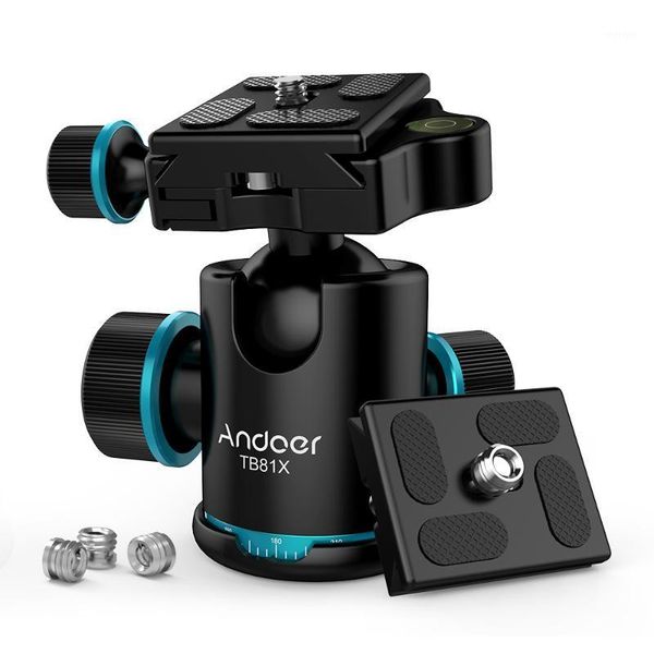 tripod heads andoer tb81x ball head for monopod slider dslr camera 360 degree rotating panoramic max. load 8kg1
tripod heads andoer tb81x ball head for monopod slider dslr camera 360 degree rotating panoramic max. load 8kg1