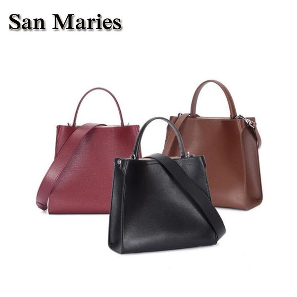 san maries genuine leather shoulder bags big fashion business bag handbags women tote ladies hand bags bolsas
san maries genuine leather shoulder bags big fashion business bag handbags women tote ladies hand bags bolsas