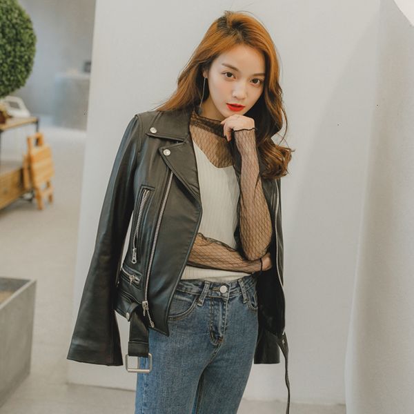 new pu wallet for spring and autumn women, 2020, women with zipper, black long sleeve motorcycle coat
new pu wallet for spring and autumn women, 2020, women with zipper, black long sleeve motorcycle coat
