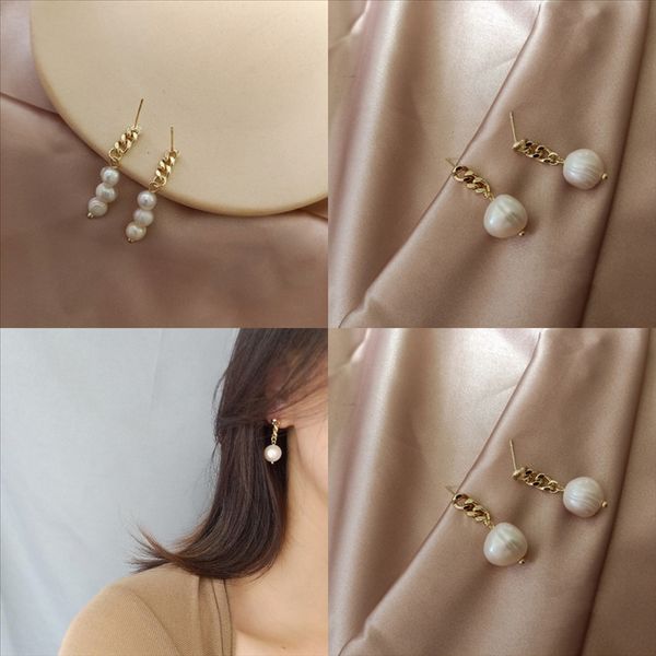 d32 simple ins fashion style earrings earrings blue woman designersided flower pearl elegant stud unique for earrings, Golden 
d32 simple ins fashion style earrings earrings blue woman designersided flower pearl elegant stud unique for earrings, Golden