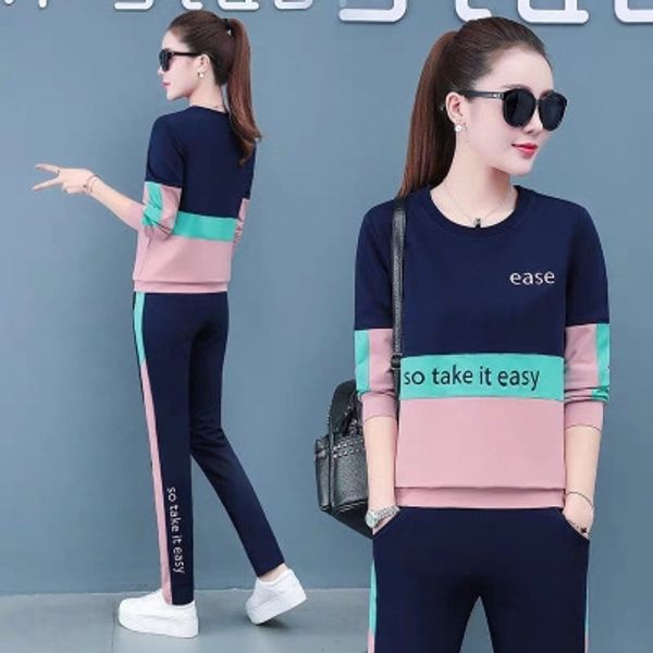 2020 new spring korean sweater casual sportswear suit for women fashionable thin student sweater two piece set for women la8kw, Gray
2020 new spring korean sweater casual sportswear suit for women fashionable thin student sweater two piece set for women la8kw, Gray