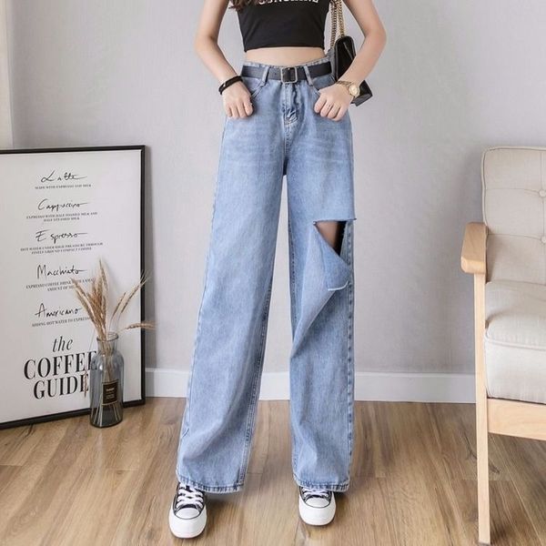 women jeans high waist ripped loose jeans 2020 summer casual denim trousers wide leg light blue streetwear fashion vintage pants 1017
women jeans high waist ripped loose jeans 2020 summer casual denim trousers wide leg light blue streetwear fashion vintage pants 1017