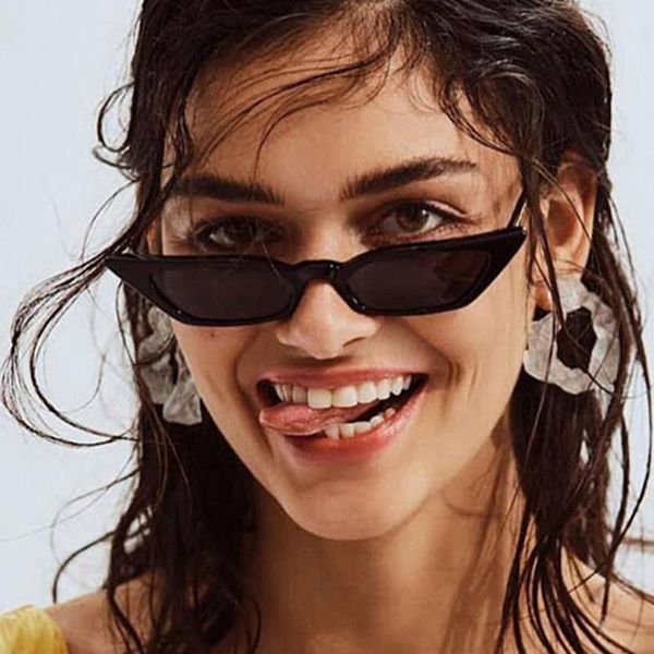 sunglasses mllse brand fashion for women designer female sun glasses uv400 narrow frame wing shape women's, White;black
sunglasses mllse brand fashion for women designer female sun glasses uv400 narrow frame wing shape women's, White;black