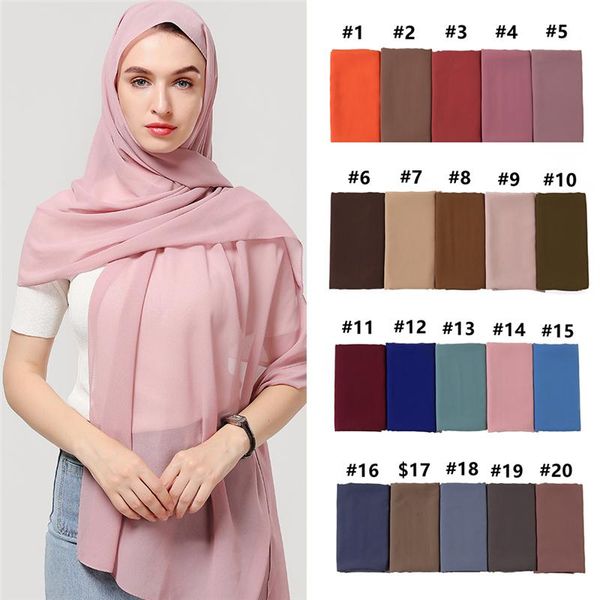 2020 women chiffon scarf solid plain bubble muslim hijab foulard scarfs headband shawls wraps soft silk feeling neck scarves, Blue;gray
2020 women chiffon scarf solid plain bubble muslim hijab foulard scarfs headband shawls wraps soft silk feeling neck scarves, Blue;gray