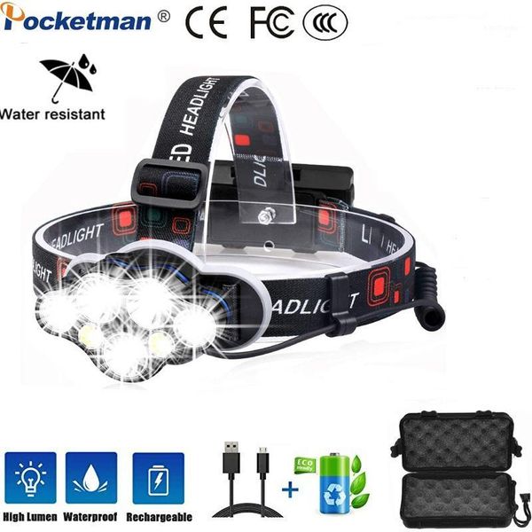 headlamps powerful headlight 8000 lumen and super bright 7 led white red light usb rechargeable waterproof 8 modes1
headlamps powerful headlight 8000 lumen and super bright 7 led white red light usb rechargeable waterproof 8 modes1