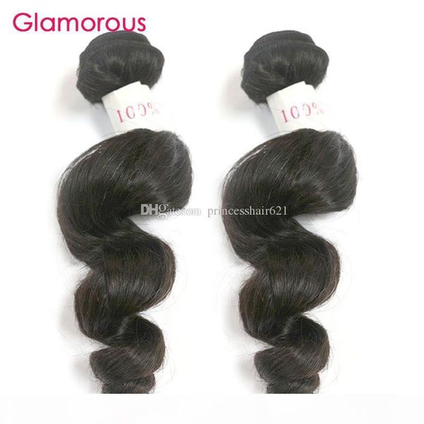 glamorous unprocessed human hair 2 bundles malaysian loose wave virgin hair natural color full cuticle human hair weft extensions, Black
glamorous unprocessed human hair 2 bundles malaysian loose wave virgin hair natural color full cuticle human hair weft extensions, Black