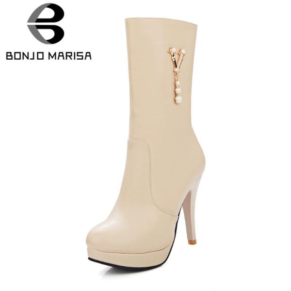 bonjomarisa new arrival big size 43 high heels platform elegant office ladies footwear stylish winter shoes boots women, Black
bonjomarisa new arrival big size 43 high heels platform elegant office ladies footwear stylish winter shoes boots women, Black